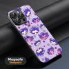 Классический аниме-узор Helluva Boss Чехол для телефона Для iPhone 17 16 15 14 13 12 11 Plus Pro Max Высококачественная Роскошная Magsafe Овечья кожа