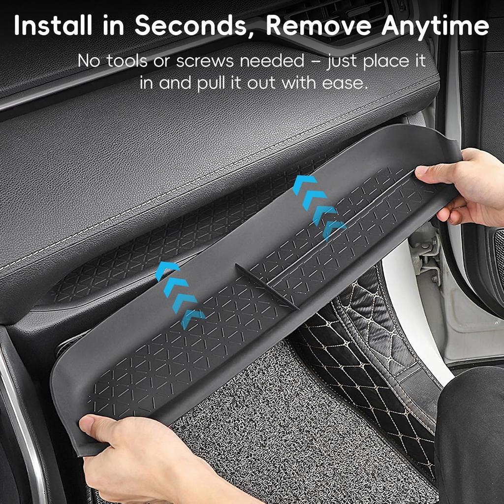 PIFOOG Passenger Storage Organizer Mat Fit For Toyota RAV4 2025 2024 Glove Box Organizer Tray Car Interior Center Console Accessories Silicone