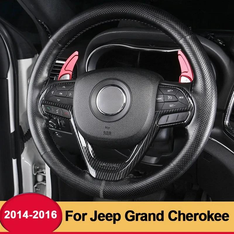 For Jeep Grand Cherokee 2014 2015 2016 2017 2018 Car ABS Steering Wheel Button Frame Cover Trims Auto Interior Accessories