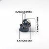 4Pcs Hand Painted Lucky Cat Ceramic Beads 1.5x2.1cm Straight Hole For DIY Bracelet Keychain Accessories