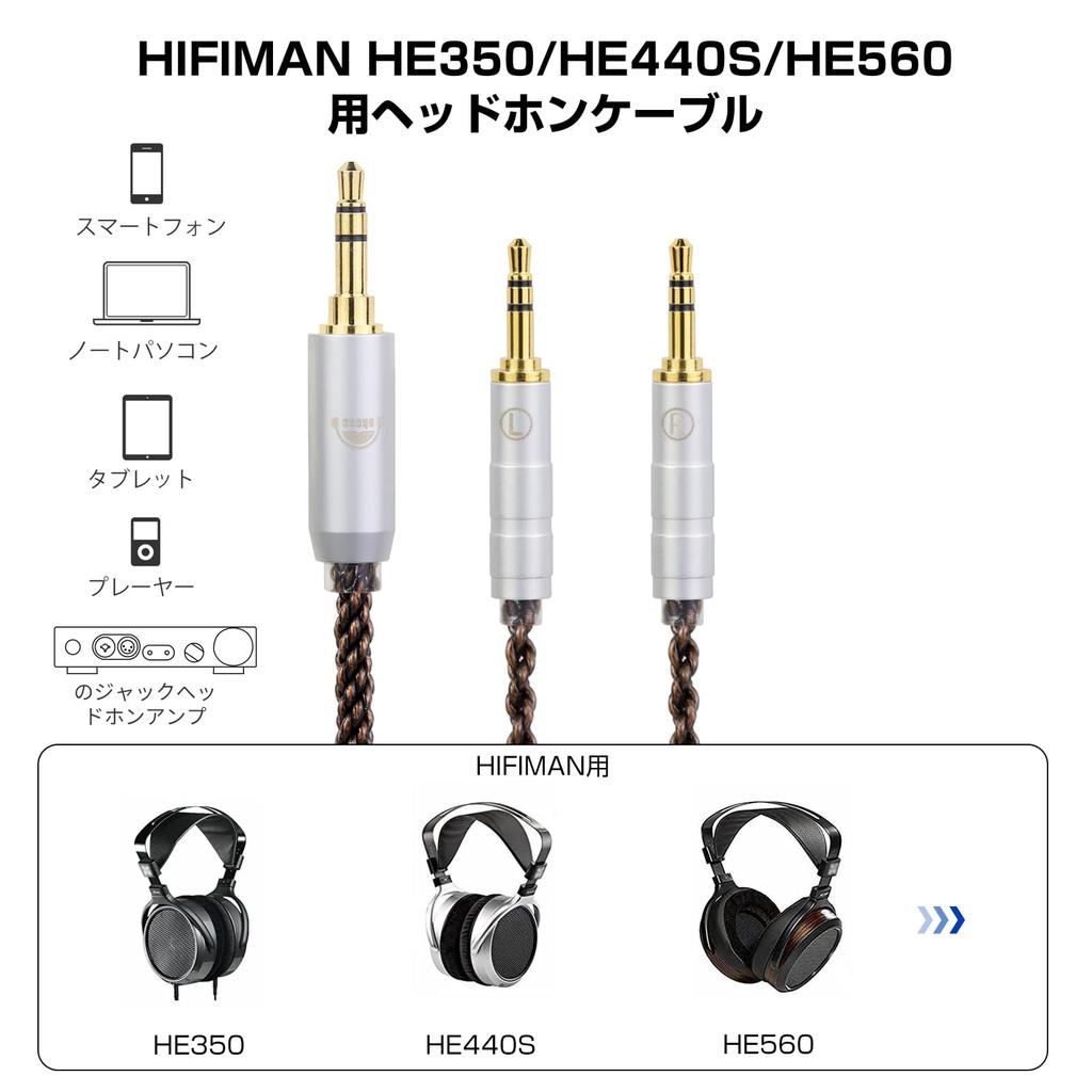 Okcsc ZT8 Headphone Cable On Both Ends Replacement Cable for 8 Core OFC Gold Plated For Sol Republic Compatible with Length 2.5mm Earphones/Headphones