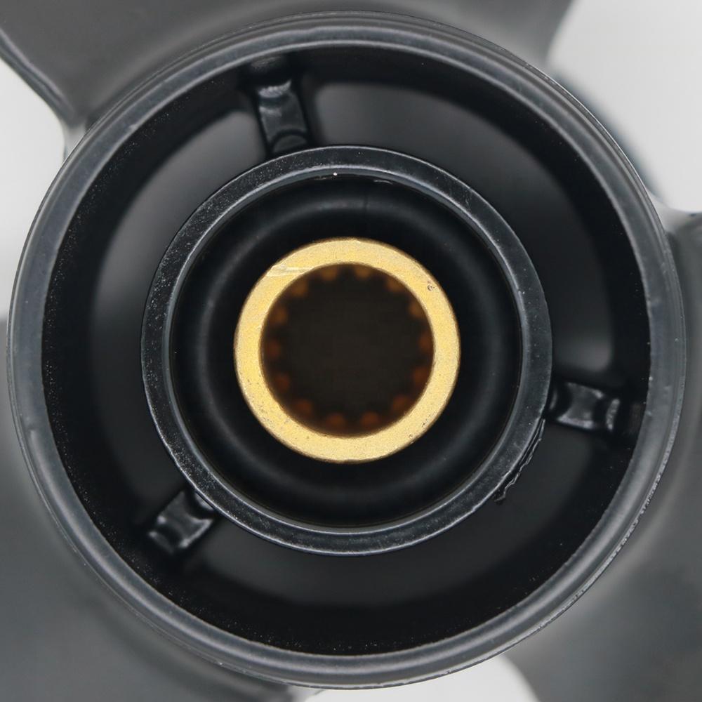 Outboard Propeller for Tohatsu/Mercury 9.9HP/15HP/20HP 9.25*10 Aluminum Alloy Propeller 3-Blade, 14 Spline