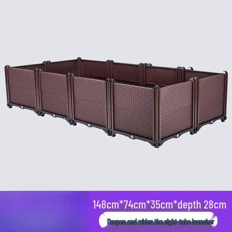 MOJY Углубленный и расширенный балконный ящик для растений