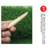 Golf Divot Tool Green Bamboo Fork Golf Alignment Ball Marker Golfing Divot Fixer Tool Wood Golf Accessories for Men