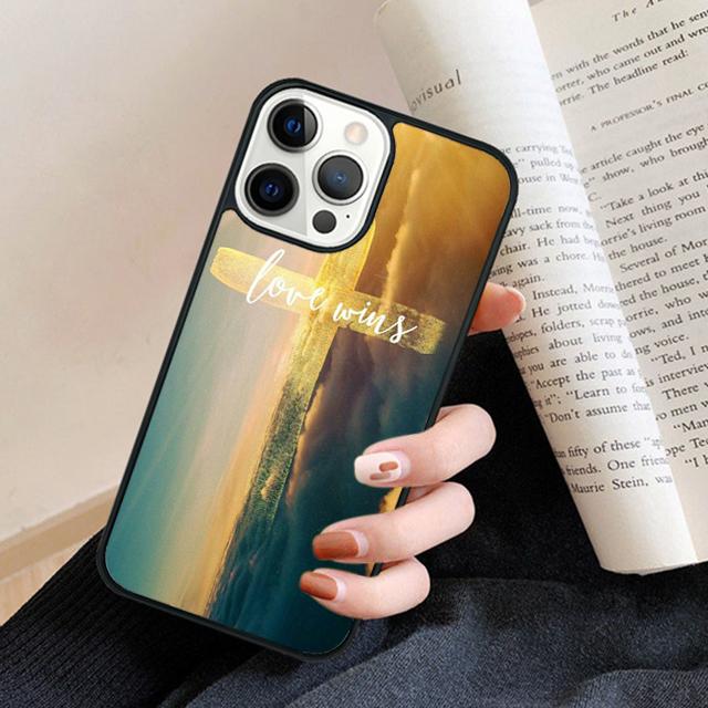 Христианский Иисус Крест Чехол для телефона Задняя крышка для iPhone 17 Air 16 15 14 13 11 12 Pro Max Plus Fundas Coque