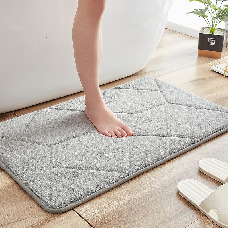 Anti-Slip Memory Foam Absorbent Bathroom Floor Mat