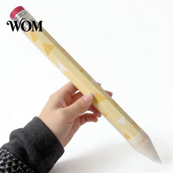 Large Writable Pencil Giant Pencil, Extra with Colorful for Kids Pattern Printed, Oversized School Office Supplies Exquisite