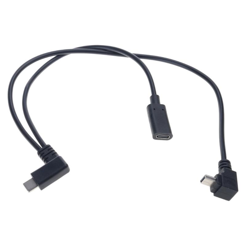 Кабель Type C — Малый USB OTG с портом для зарядки, обеспечивающий одновременную передачу данных и питание устройства, пластиковая текстура