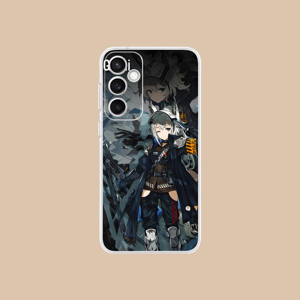 Arknights Grani Прозрачный чехол для мобильного телефона для Samsung Galaxy S25 S24 S23 S22 S21Plus FE Ultra Цветная накладка