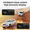 GPS M60 Universal Auto Head Up Display Gradient Meter with Cigarette 4x4 Inclinometer USB Plug G18 Windshield Slope Projector