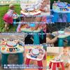 jecimco Musical Activity Table, Red, 32 x 32 x 32 cm, Ages 3+
