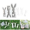 Practical Sturdy Silicone Mould Accessory for Rabbit Candle Holders Portable for Handmade Gifts and Home Accent