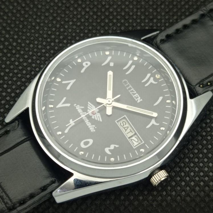 ВОССТАНОВЛЕННЫЕ ВИНТАЖНЫЕ SEIKO 5 AUTO 6309A ЯПОНИЯ МУЖСКИЕ АРАБСКИЕ ЧАСЫ 593c-a314817-2