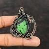 Ruby Zoisite Pendant Copper Wire Wrapped Pendant Handmade Jewelry Natural Gemstone Pendant Wedding Gift Copper Wire Jewelry Dainty Pendants