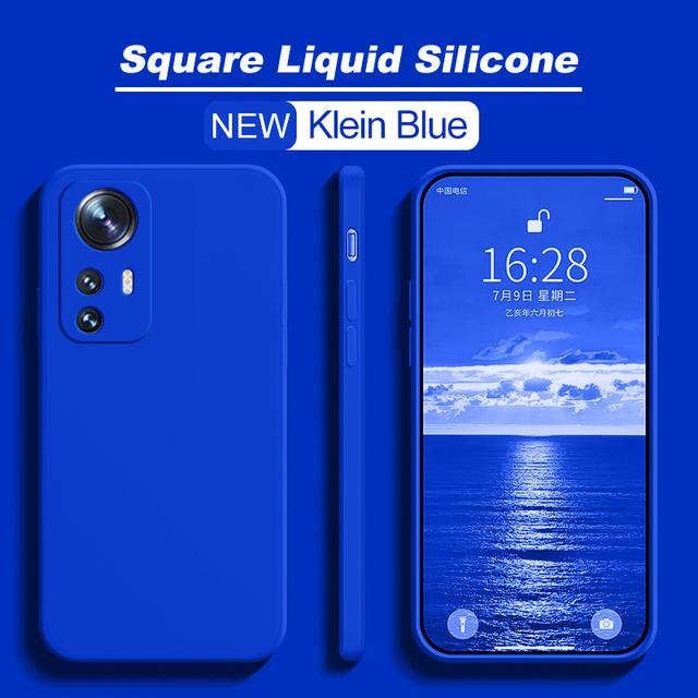 Квадратный жидкий силиконовый чехол для Xiaomi Mi 12T 12 T Pro 12 Lite 12X 12S Pro Ultra 12pro Чехлы для телефонов Xiaomi 11 Lite Мягкий чехол