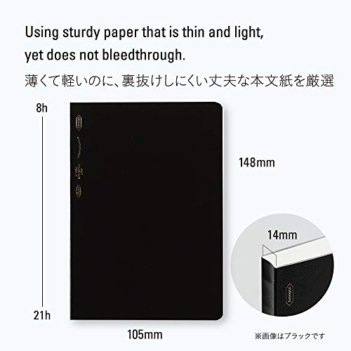 Nitoms STALOGY Note A6 Graph 365 Days Note Red S4112