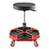 Rolling Mechanic Stool Adjustable Garage Seat 300 lbs Load with Wheels
