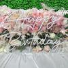 LED Neon Happy Birthday Background Light Party Atmosphere Light Bedroom Night Light Perfect for Wall Art Decoration USB Chain Light Modulator 5V