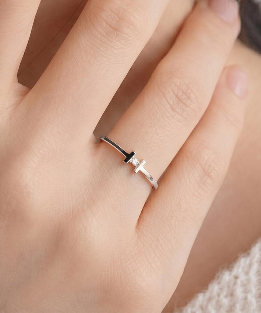 HELENE JEWELRY Silver 925 Hebrew Miss Ring Silver Ring (Type A)