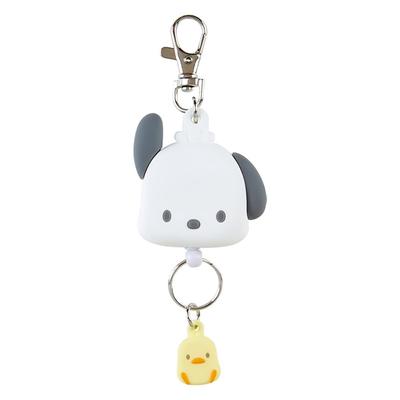 Брелок-катушка Sanrio Pochacco Key Mascot Pochacco Pochacco Персонаж 168882 В форме лица 13,5×4,5×1,8 см