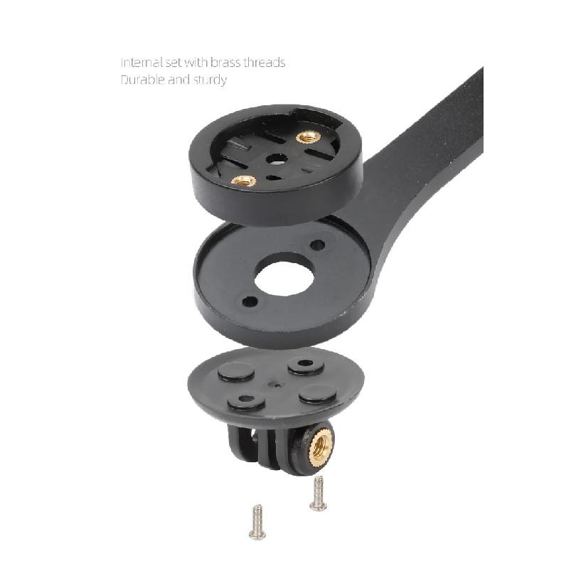 Bicycle Computer Mount Aero Handlebar Multifunctional Computer Holder For Wahoo Garmin Bryton MTB Bicycle GPS Mount Adapter