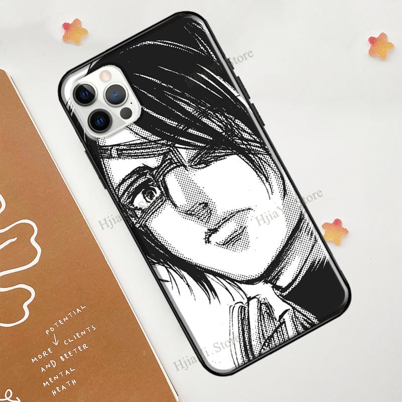 Hange Zoe Attack On Titan Anime Case For iPhone 12 Pro Max 13 Mini 6S 7 8 Plus SE 2020 Case For iPhone 11 Pro Max XS X XR