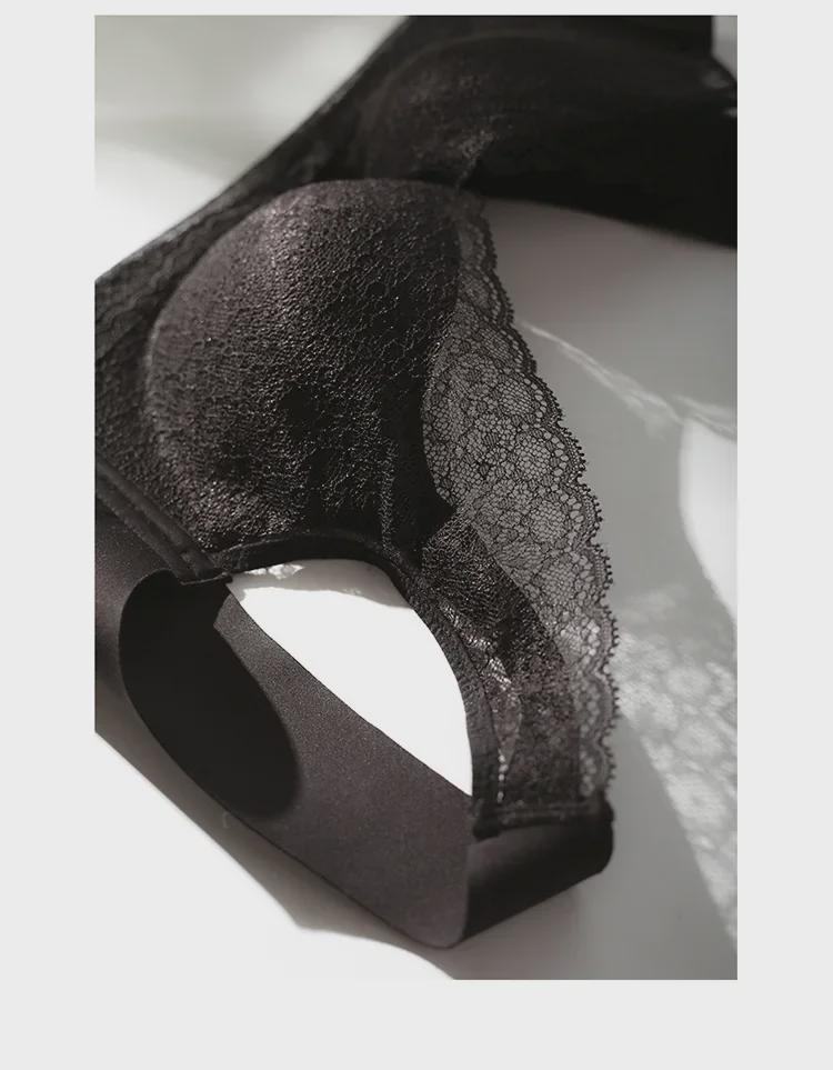 Бесшовный бюстгальтер Push-Up Cross-Border: Популярный молочный хлопок, регулируемый, беспроводной, размеры AC