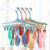 Сушильная стойка Candy Color, многофункциональная, 8 зажимов, ветровка, 8 зажимов, сушилка для детской одежды и носков