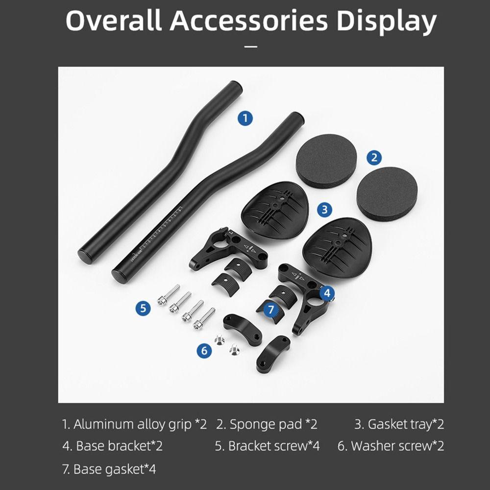 Ergonomic Time Trial Handlebar Lightweight Bicycle Aero handleBar Accessories Bike Handlebar