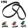 2Pcs Belt Belt Black Electric Sawing Machine Girth 490mm