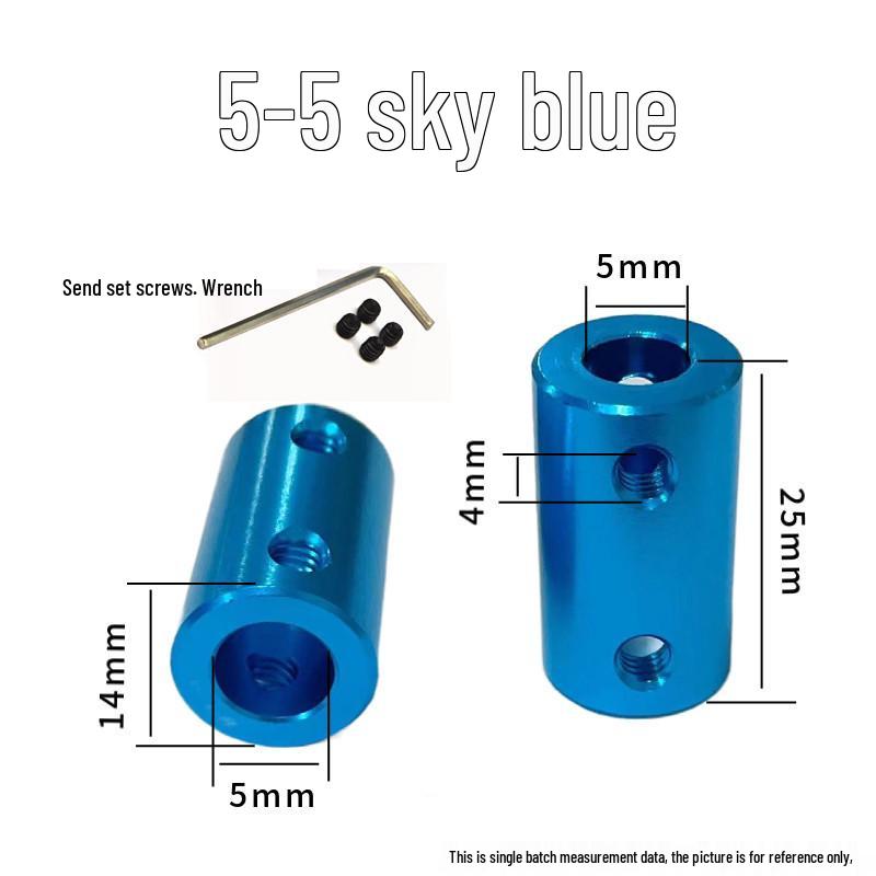 Aluminum Alloy Motor Lead Screw Reducer Connector for Model Cars and Boats