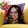Singer B-Billie E-Eilish Various Sizes Square Pillow Case For Car Home Bedchamber Decor