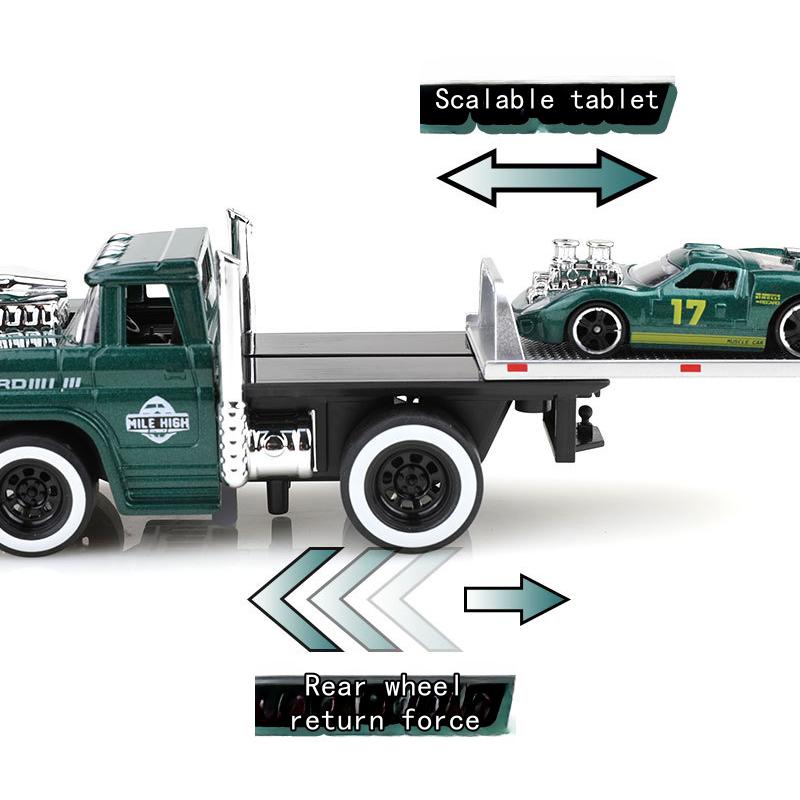Vintage American Muscle Truck Model Car Toy for Boys