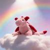Плюшевая игрушка Небесный Дракон Большой Радужный Летающий Дракон Мягкое Набивное Животное Подарок Для Детей