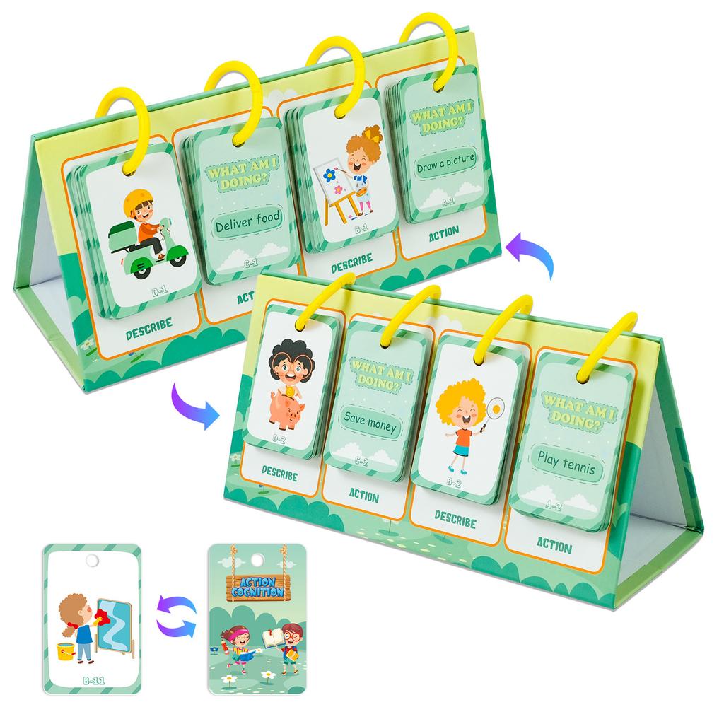 96 Карточек для рабочего стола Английские слова Мультфильмы Анимация Детские развивающие игрушки Интерактивные карточки для родителей и детей