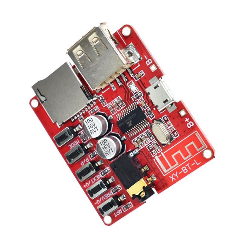 Плата аудиоприемника без потерь Bluetooth, слот для карты памяти TF, DIY декодирование, модифицированный модуль MP3 для автомобильного динамика, аудиоусилитель