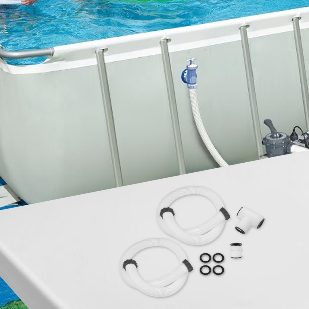 Sand Filter Pump Hose with Connectors for Intex For Coleman Above Ground Pools