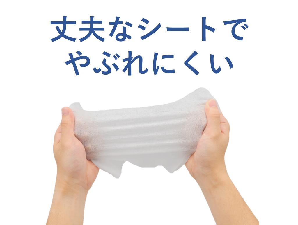 В упаковке 72 листа x 24 шт. [Проданный ящик] Habinurse, салфетки, которые трудно сломать,