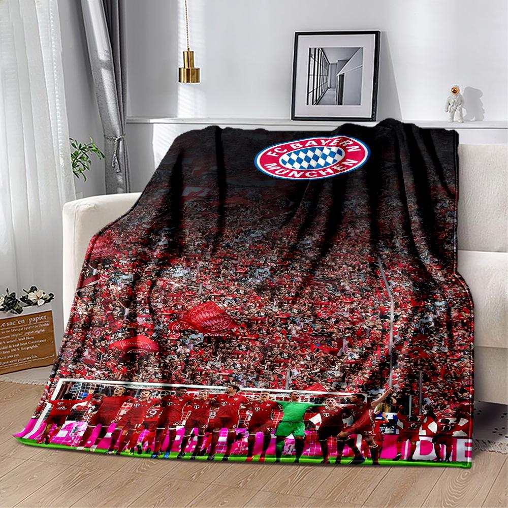 Bayern Munich Blanket Soft Warm Cozy Suitable for Couch Sofa Bedding Four Seasons Universal Modern Gifts For Family Or Friends
