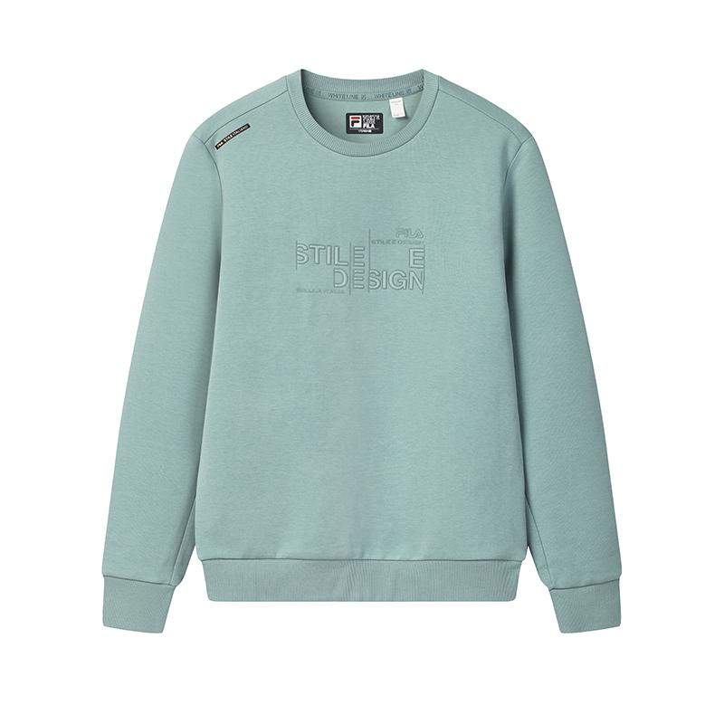 Fila БЕЛАЯ Мужская толстовка Аквамен Зеленая F11M613201FGN