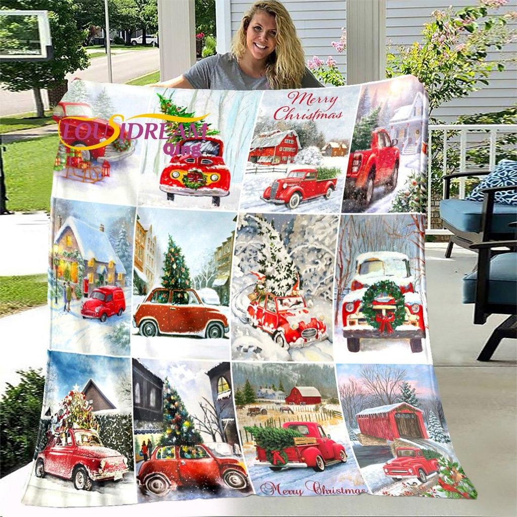 Одеяло с Рождеством, мягкое одеяло, пылезащитный чехол, диван-кровать, одеяла для взрослых, украшение для дома