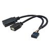 Универсальный адаптер 9PIN на USB+Type E с передним портом Type C для эффективной работы USB2.0 ПЕРЕДНИЙ ПОРТ TYPE C