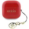 Tws Headphones Guess Glossy Effect        Printed Classic Logo & Charm Red
