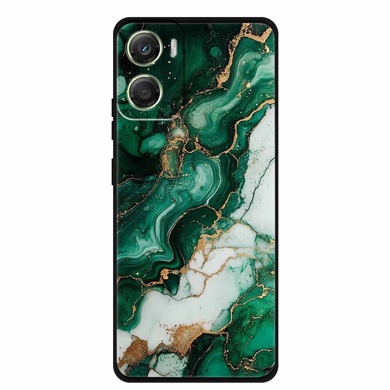 Чехол с цветами для Motorola Moto G06 G 06 4G, мягкий силиконовый чехол для телефона, черный ТПУ защитный бампер, задняя панель, модный корпус