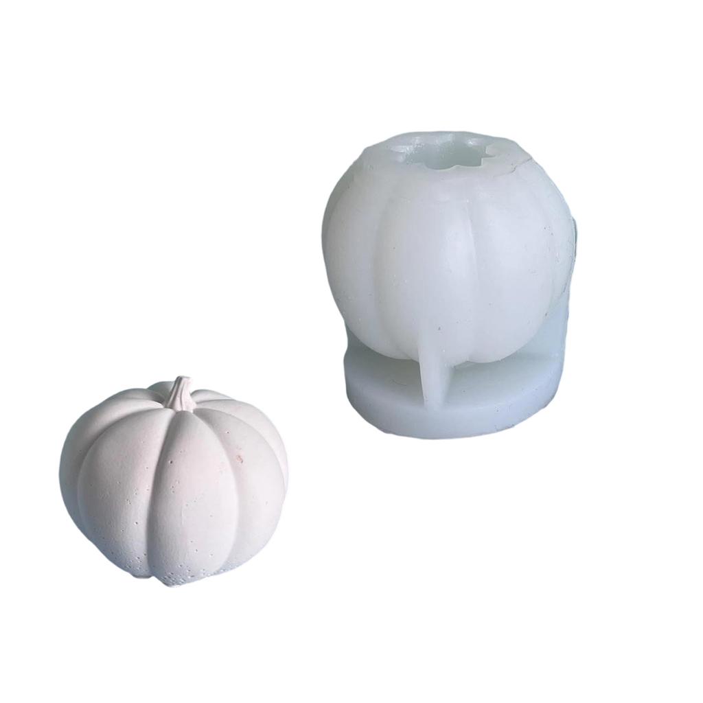 Pumpkin Candle Crafting Mold Silicone Mould for Unique Handmade Crafts Epoxy Resin Desktop Decoration Making Mold