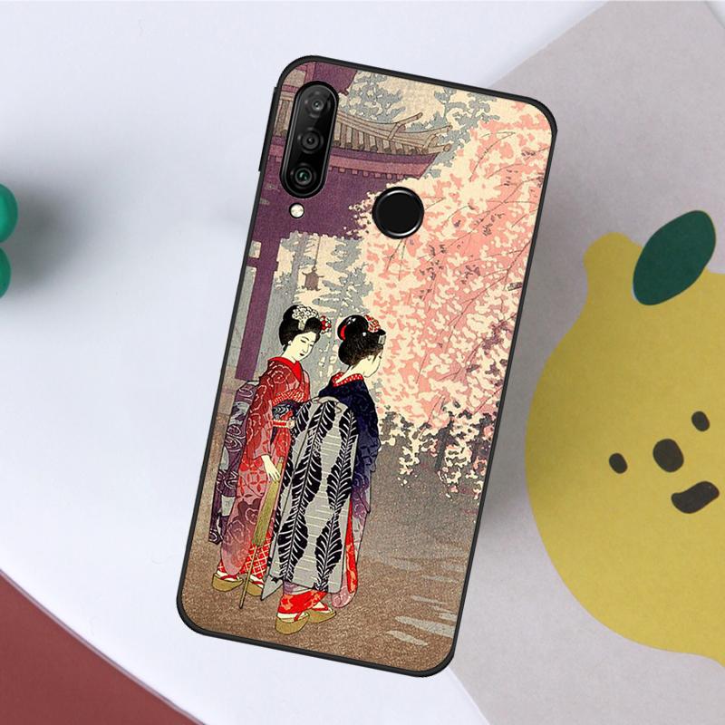 Японское искусство Татуировка Кимоно Для Huawei Nova 5T 9 10 SE 7i 8i 11i 12i Y60 Y61 Y70 Y72 Y73 Y90 Y91 P20 P40 P30 Lite Чехол
