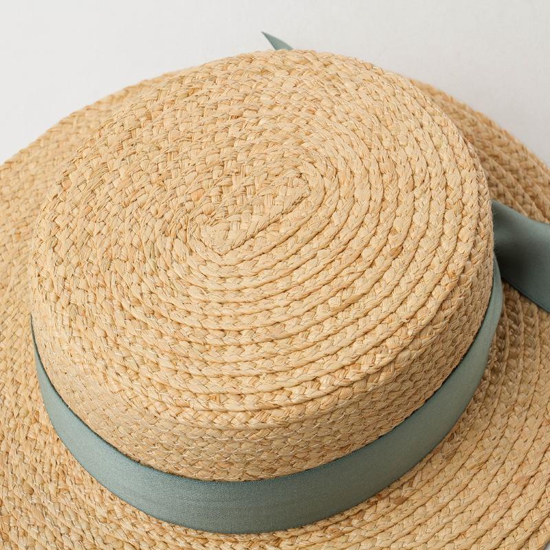 Summer Handmade Raffia Grass Holiday Kids Fedoras Cap Children Leisure Panama Jazz Hat