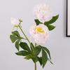 Real Touch Artificial Peony Flower Handmade Faux Peony Branch Vase Decor Fake Flower  Teacher's Day
