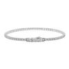 ORSA JEWELS Оригинальный браслет-теннис из стерлингового серебра 925 пробы Модный браслет с прозрачным цирконием 2 мм 3 мм 4A Ювелирные изделия для женщин SB225