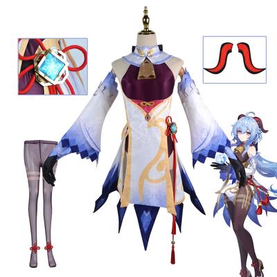 Genshin Impact cos костюм сладкий дождь cos игровой костюм косплей женский сладкий дождь цельные носки полный костюм